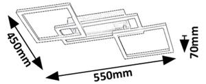 Rabalux 71382 - Plafoniera LED dimmerabile ELLINOR LED/40W/230V 3000-6500K + telecomando