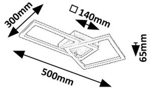 Rabalux 71381 - Plafoniera a LED ELLINOR 24W/230V 3000K