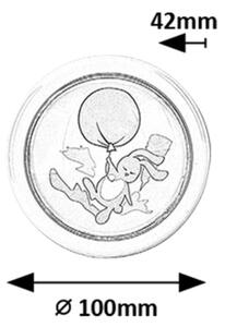 Rabalux 76073 - Luce notturna LED per bambini HOPPLY LED/0,3W/2xAA 6000K