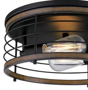 Westinghouse 61250 - Plafoniera ACKTON 2xE27/60W/230V barnwood