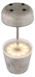 Globo 36638SA - Lampada solare LED 10xLED/0,06W/3V IP44 grigio