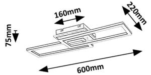 Rabalux 71393 - Plafoniera LED dimmerabile RAMIN LED/30W/230V 3000-6500K + telecomando