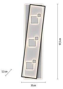 Paul Neuhaus Plafoniera LED Mailak, lunghezza 97 cm