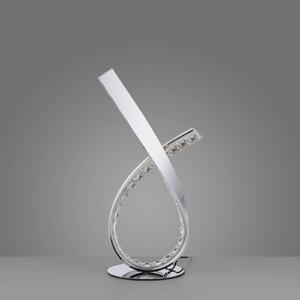 Paul Neuhaus Lampada LED da tavolo Brilla, dimming, cromo