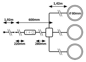 Rabalux 78043 - SET 3x LED dimmerabili per illuminazione armadio SOCAVI 3xLED/1W/230V 4000K