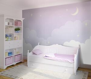 Carta da parati Notte Rosa, Carta da parati per Bambini, Carta da parati Bebè per neonati, u72088 : Uwalls.it