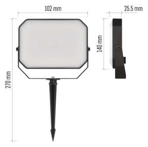 SET 3x LED RGBIC Proiettore da esterno dimmerabile LED/14W/230V 3000-6500K IP65 Wi-Fi Tuya