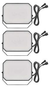 SET 3x LED RGBIC Proiettore da esterno dimmerabile LED/14W/230V 3000-6500K IP65 Wi-Fi Tuya