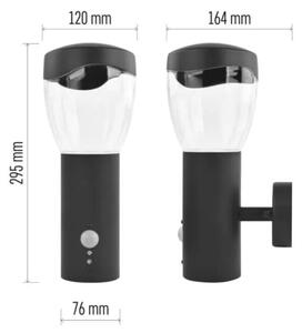 Applique da esterno con sensore ARTEO 1xE27/15W/230V IP44