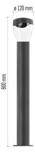 Lampada da esterno ARTEO 1xE27/15W/230V IP44 80 cm