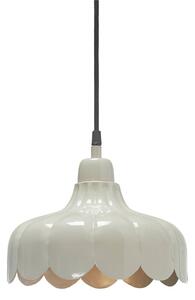 PR Home lampada a sospensione Wells Small, beige/oro, Ø 24 cm, spina