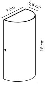 Nordlux - Applique a LED da esterno ROLD LED/10,5W/230V IP54 color crema