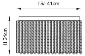 Endon 81980 - Plafoniera di cristallo GALINA 10xG9/25W/230V cromo opaco