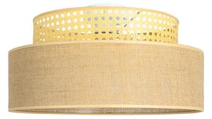 Plafoniera BOHO 1xE27/60W/230V diametro 40 cm rattan