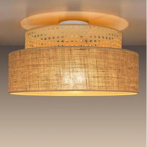 Plafoniera BOHO 1xE27/60W/230V diametro 40 cm rattan