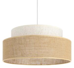 Lampadario a sospensione con filo BOHO 1xE27/60W/230V diametro 40 cm color crema/beige