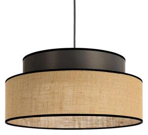 Lampadario a sospensione con filo BOHO 1xE27/60W/230V diametro 40 cm marrone/beige