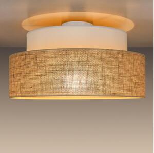 Plafoniera BOHO 1xE27/60W/230V diametro 40 cm bianco/beige