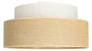 Plafoniera BOHO 1xE27/60W/230V diametro 40 cm color crema/beige