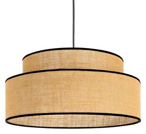 Lampadario a sospensione con filo BOHO 1xE27/60W/230V diametro 40 cm beige