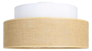 Plafoniera BOHO 1xE27/60W/230V diametro 40 cm bianco/beige