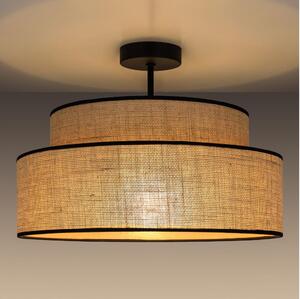Lampadario a plafone BOHO 1xE27/60W/230V diametro 40 cm beige
