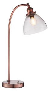 Endon 77861 - Lampada da tavolo HANSEN 1xE27/40W/230V rame
