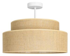 Lampadario a plafone BOHO 1xE27/60W/230V diametro 40 cm beige