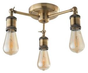 Endon 97243 - Faretto HAL 3xE27/10W/230V ottone