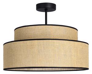 Lampadario a plafone BOHO 1xE27/60W/230V diametro 40 cm beige