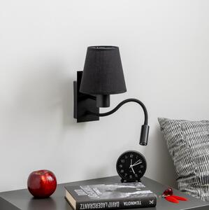 Brilagi - Applique a LED NUBILA 1xE27/25W/230V + LED/3W nero