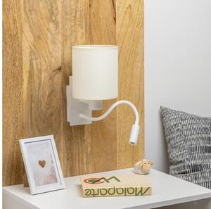 Brilagi - Applique a LED NUBILA 1xE27/25W/230V + LED/3W bianco/color crema