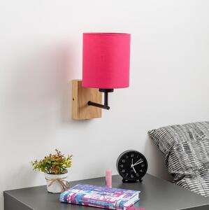 Brilagi - Applique NUBILA WOOD 1xE27/25W/230V quercia/rosa