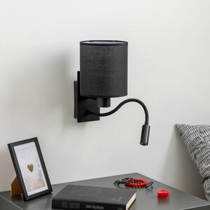Brilagi - Applique a LED NUBILA 1xE27/25W/230V + LED/3W nero