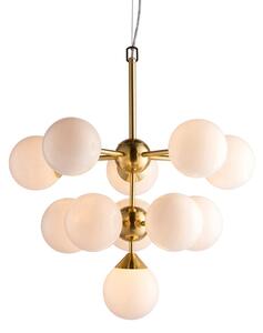 Endon 76500 - Lampadario a sospensione con filo OSCAR 11xG9/18W/230V ottone
