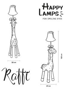 Happy Lamps - LED Lampada da terra per bambini RAFFI LED/5,4W/230V giraffa
