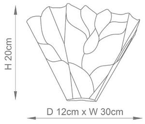 Endon 63964 - Applique Tiffany BOTANICA 1xE14/40W/230V