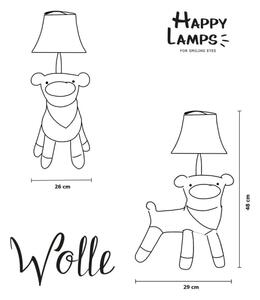 Happy Lamps - Lampada da tavolo LED per bambini WOLLE LED/5,4W/230V pecora