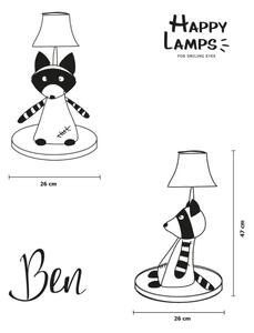 Happy Lamps - Lampada da tavolo LED per bambini BEN LED/5,4W/230V raccoon