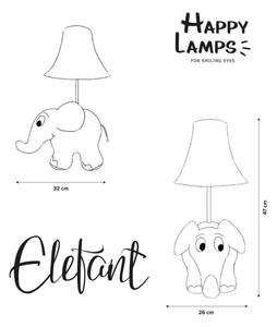Happy Lamps - Lampada da tavolo LED per bambini ELEPHANT LED/5,4W/230V elefante