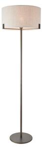 Endon 72634 - Lampada con piedistallo HAYFIELD 1xE27/40W/230V marrone/grigio