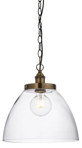 Endon 102926 - Lampadario a sospensione con catena HANSEN 1xE27/10W/230V ottone