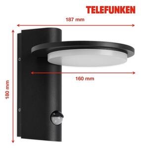 Telefunken 312505TF-LED Applique da esterno con sensore LED/10W/230V IP44