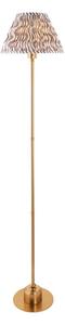 Endon 114785 - Lampada da terra ricaricabile a LED con dimmer BURLEY LED/1,5W/5V ottone/grigio