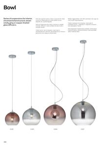 Redo 01-2076 - Lampadario a sospensione con filo BOWL 1xE27/42W/230V diametro 30 cm rame