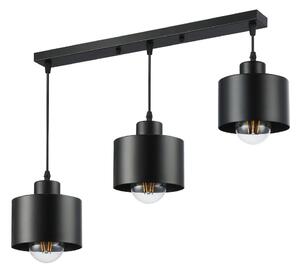 Lampadario a sospensione con filo 3xE27/35W/230V nero