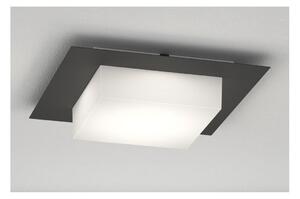 MIAMI PLUS APPLIQUE PLAFONIERA QUADRATA IP54 IN ALLUMINIO 5 COLORI DIFFUSORE BIANCO LAMPADINE GX53 SOSTITUIBILI