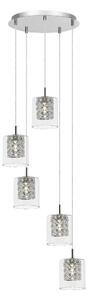 Rabalux 3117 - Lampadario in cristallo su filo DUCHESS 5xG9/40W/230V