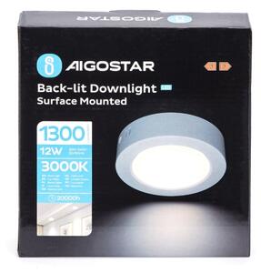 Aigostar - LED Plafoniera LED/12W/230V diametro 17,4 cm 3000K bianco