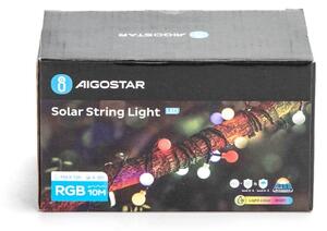 Aigostar - Catena solare LED 50xLED/8 funzioni 12m IP65 multicolore